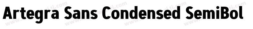 Artegra Sans Condensed SemiBold字体转换